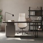 1.8M Toronto Marble Office Desk