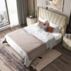 Valentin Upholstered Luxury Leather King Size Bedframe