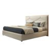 Valerian Upholstered Luxury Leather King Size Bedframe - Image 6