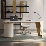 1.8M Westin Marble Office Desk